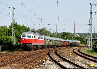 WFL Zug auf ländlicher Fahrstrecke als Charter Beispiel